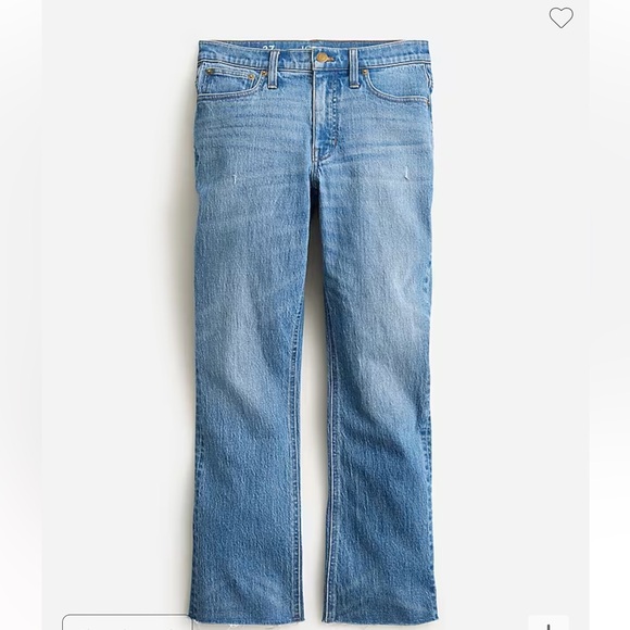 J.Crew Petite 9” Demi-boot crop jean in Clyde wash - Picture 3 of 7